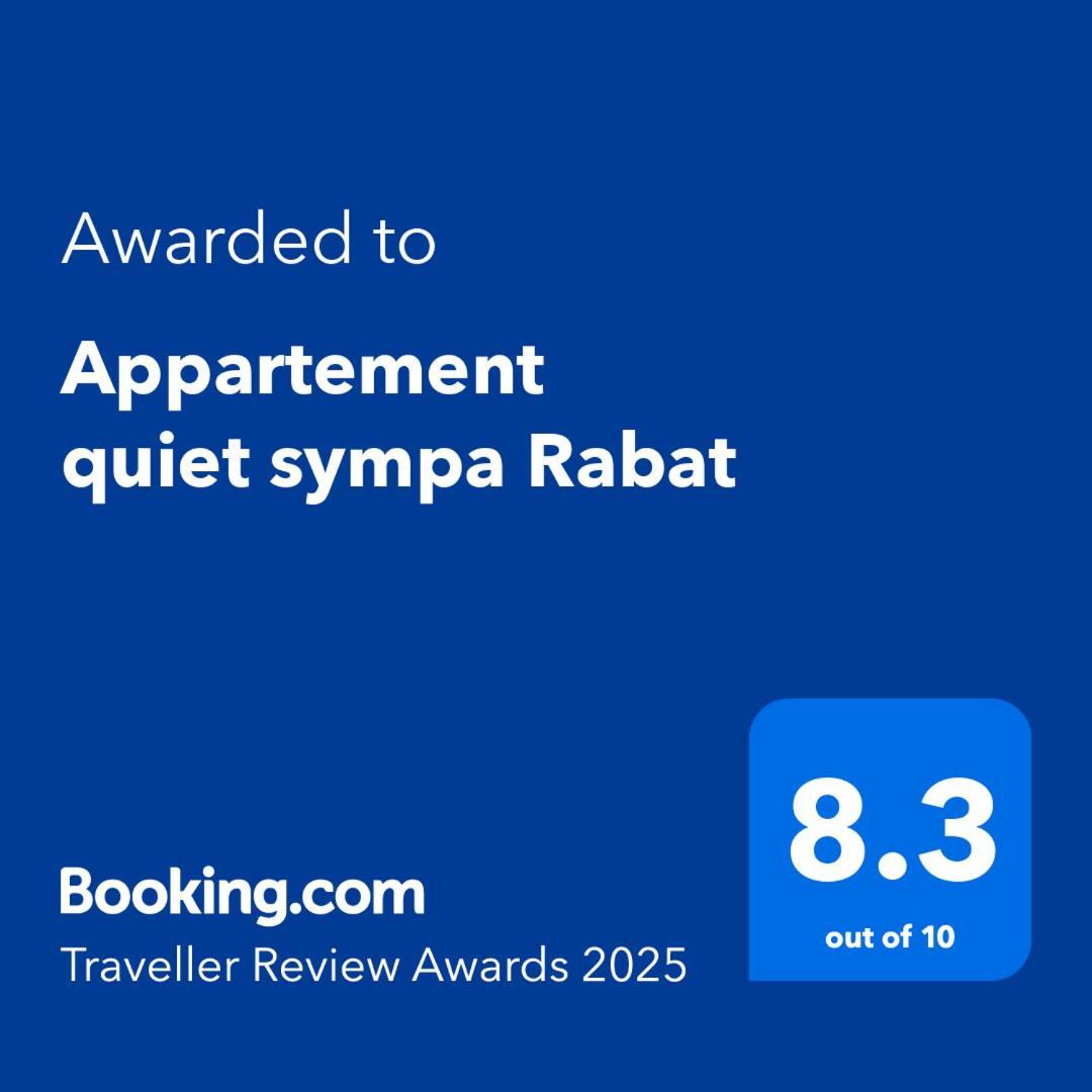 Appartement Quiet Sympa Rabat Exterior photo